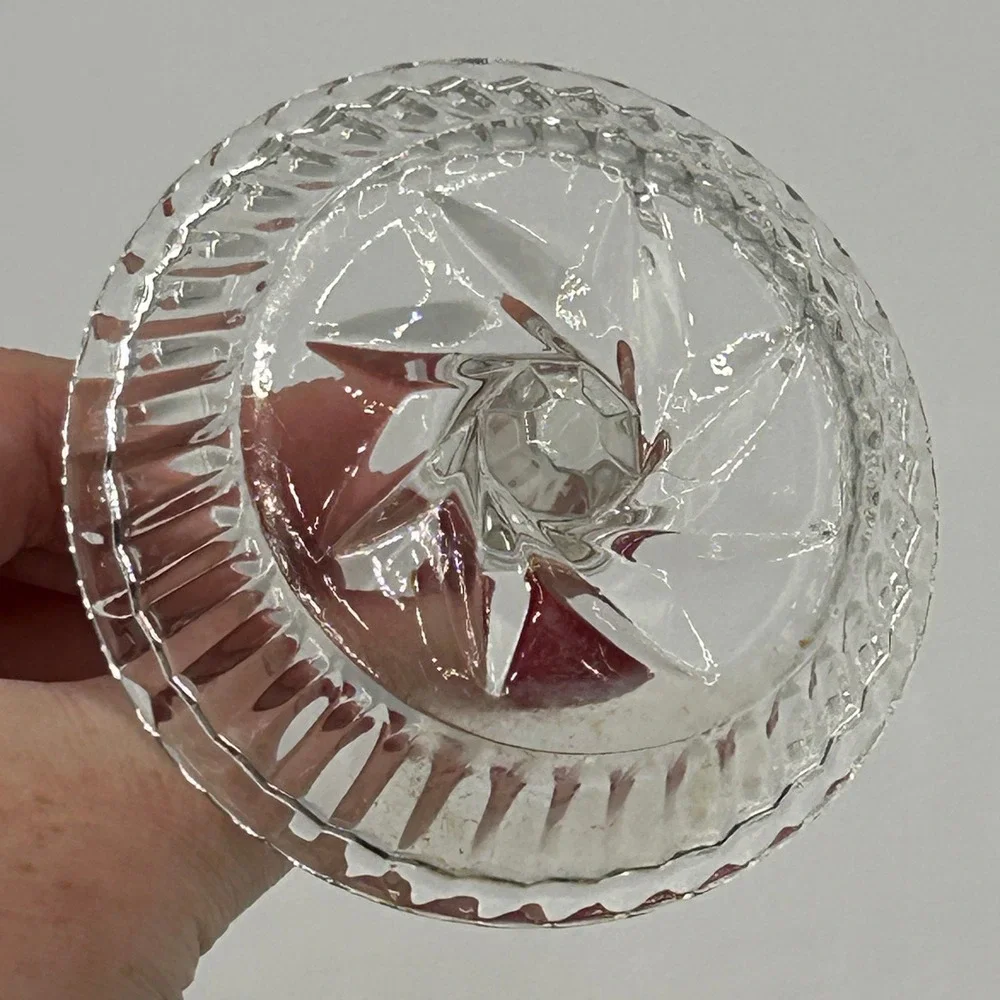 Clear Glass Thick Ring Cone Holder Display Jewelry Organizer Vanity‎ Decor 3